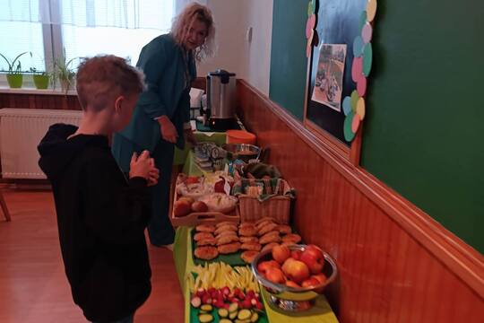 Společná snídaně v ZŠ 1