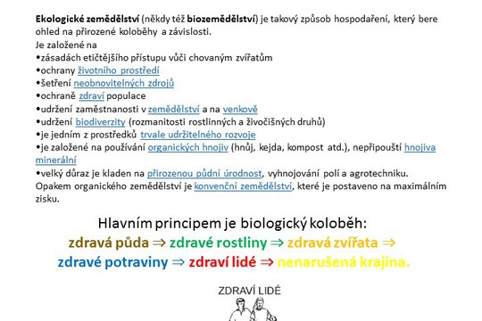 Co je ekologické zemědělství? 1