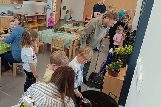 Pomazánky z rukou dětí 1