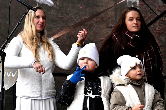 Vánoční vystoupení na Ústecké Vánoce 1