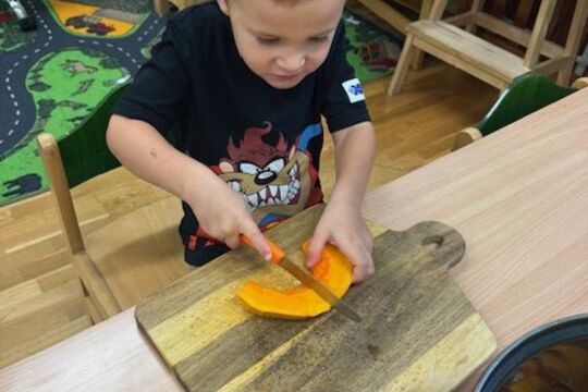 Vaříme kompot z Dýně - Sovičky 1