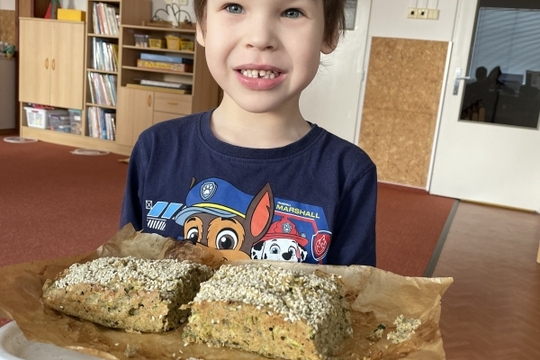 Berušky z MŠ Kollárova - Cuketový chleba 1
