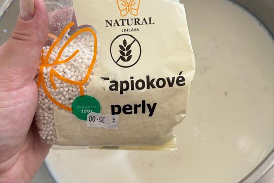 TAPIOKOVÝ pudink  1