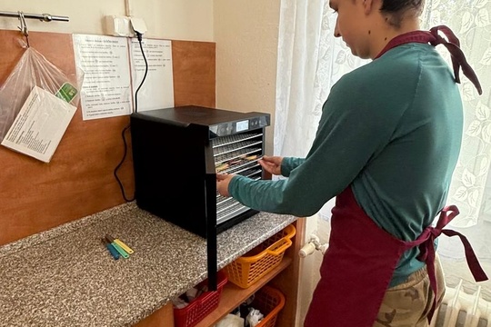 Zpracování jablíček z naší školní zahrady 1