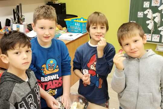 Svatomartinské rohlíčky v 1. a 2. ročníku 1