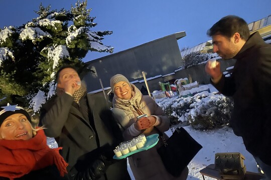 Vánoční jarmark s rodiči a ochutnávka výrobků z farmy 1