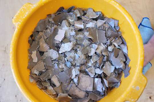 Recyklace papíru - Sluníčka 1