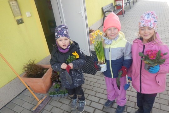 JARNÍ SÁZENÍ DÝNÍ A KVĚTIN  V BERUŠKÁCH 1