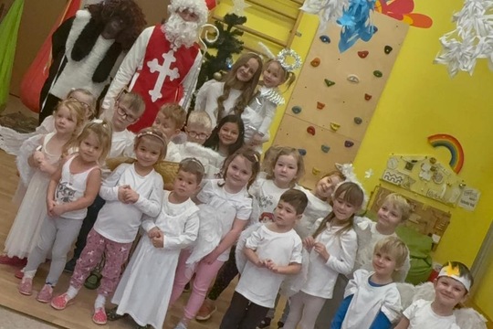 Mikuláš u nás ve školce  1