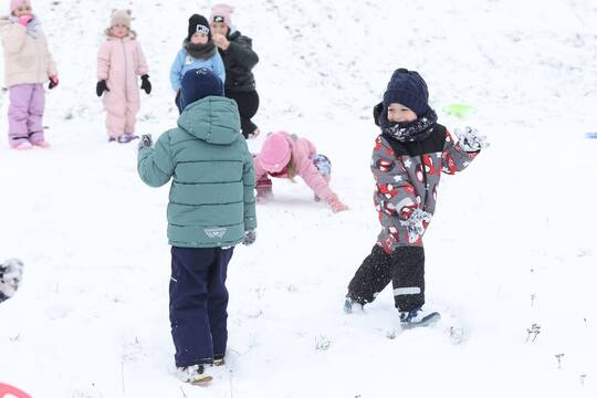 První sníh - článek v novinách Blesk 1