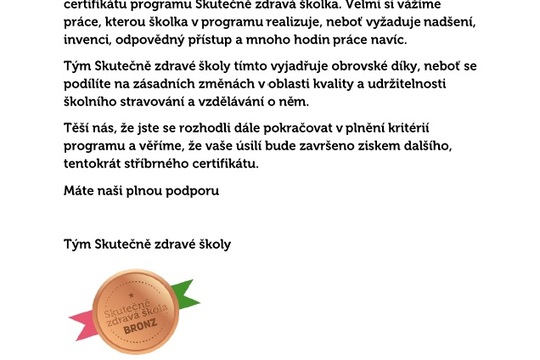 Získání bronzového certifikátu! 1