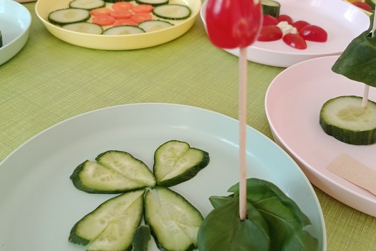 Zeleninové květinky 1