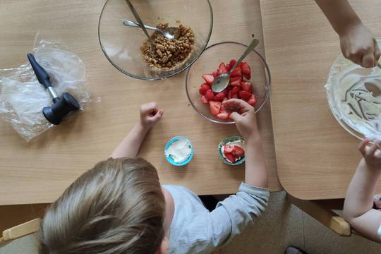 Chefs in Training - Mini Cheesecake bites 1