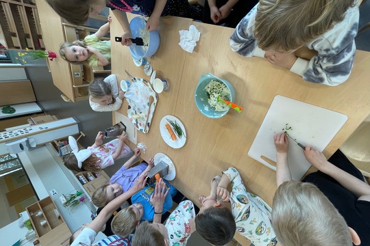 Pomazánky z rukou dětí 1