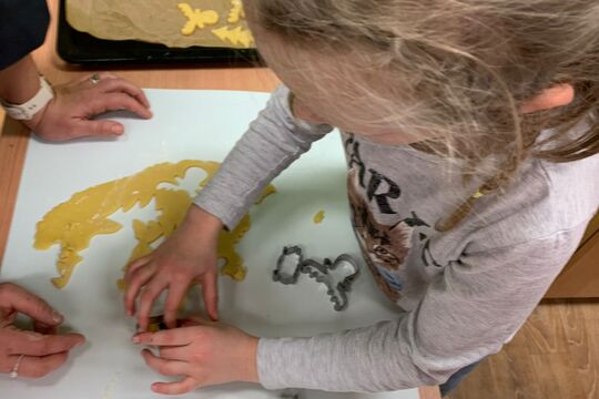 Družinové pečení vánočního cukroví  1