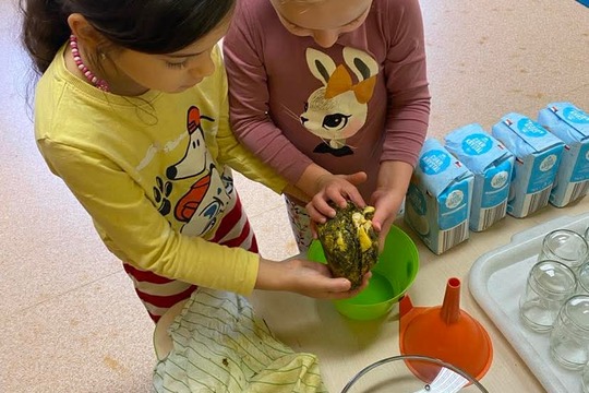 Pampeliškové slunce na lžičce od Sluníček 1