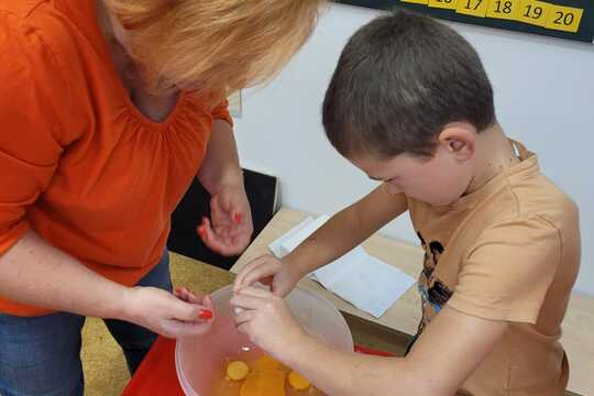 Halloweenské vaření a pečení v 1. a 2. ročníku 1