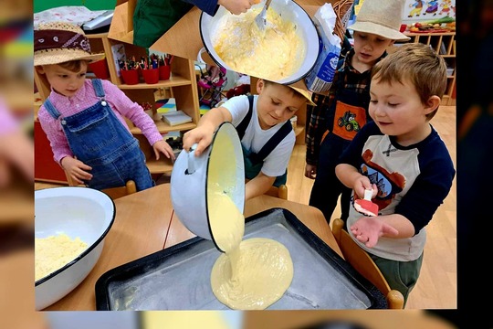 Pečení na slavnost MŠ 1