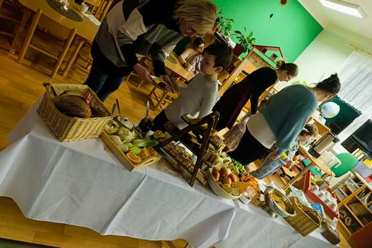 Společná snídaně s rodiči v MŠ 1