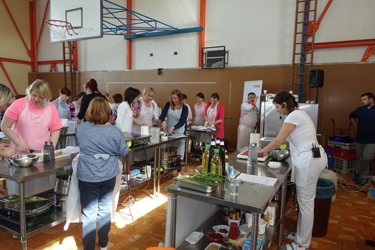 Praktický seminář pro kuchařky se konal v Ústí nad Orlicí díky donátorům Burzy filantropie a dalším sponzorům! 1