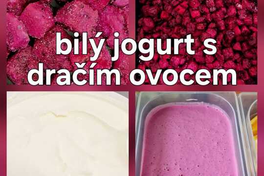 Domácí ovocné jogurty z čerstvého ovoce 1