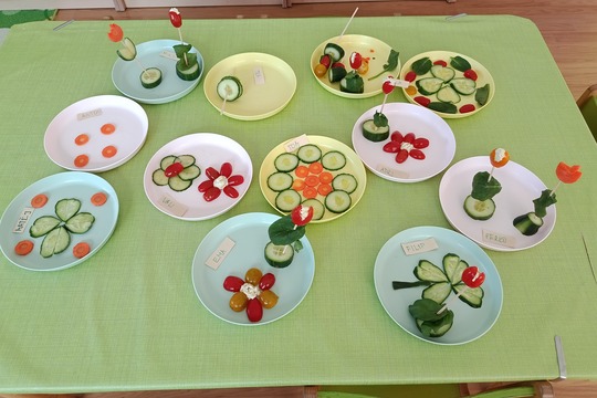 Zeleninové květinky 1