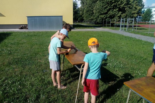 Rodinné setkání na školním pozemku ZŠ Oskol Kroměříž 1