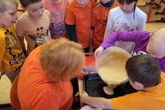 Halloweenské vaření a pečení v 1. a 2. ročníku 1