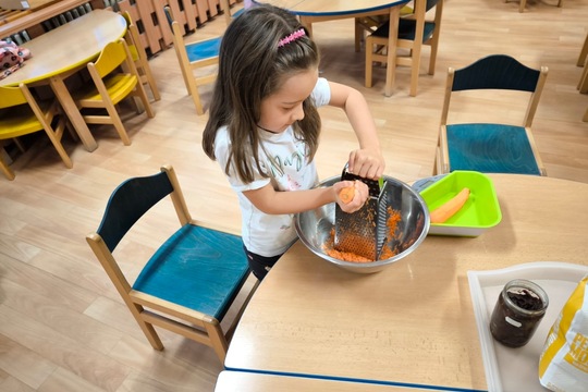 Sklízení mrkve a pečení mrkvových rohlíčků 1