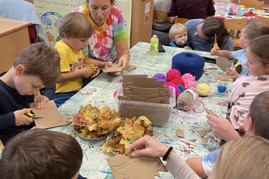 Podzimní dílna a příprava jablečného závinu 1