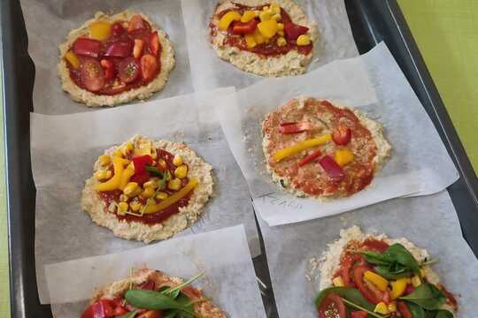 Cuketové minipizzy Cuketové minipizzy 1