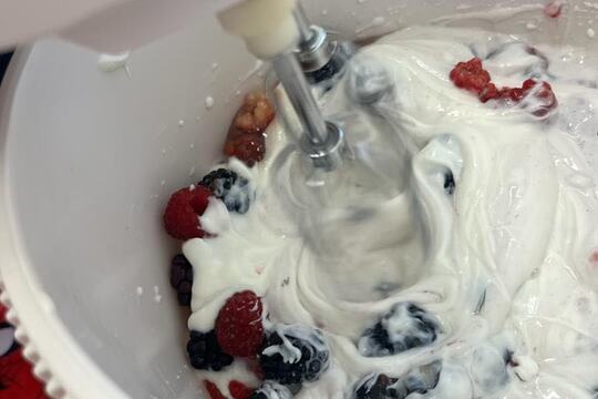 Šlehaný jogurt od dětí  1