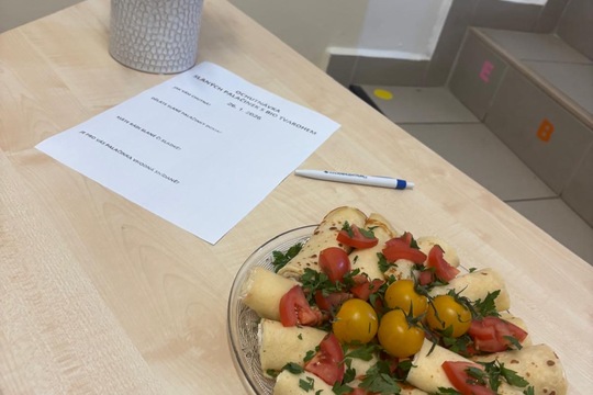 Dnešní ochutnávka slaných palačinek  1