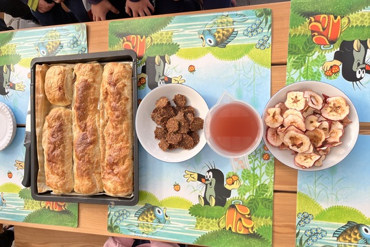 Jablíčko v našem jídelníčku - Kytičky 1