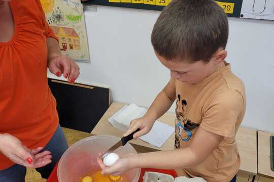 Halloweenské vaření a pečení v 1. a 2. ročníku 1