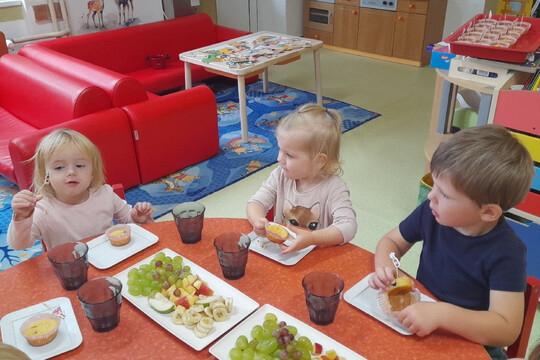 Občerstvení na oslavách narozenin 1