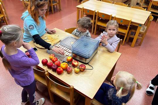 Sušení jablíček 1