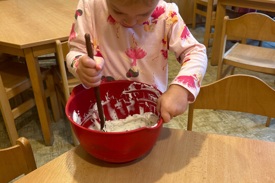 Děti si samy připravují zdravé svačinky 1