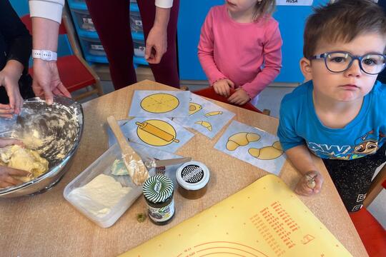 Svatomartinské rohlíčky v Modré třídě 1