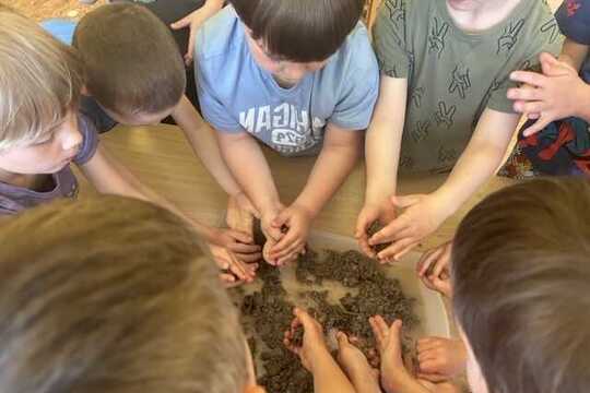 Výroba seeds bombs - Sluníčka 1