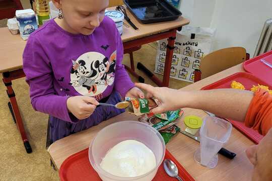 Halloweenské vaření a pečení v 1. a 2. ročníku 1