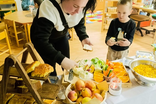 Společná snídaně s rodiči v MŠ 1