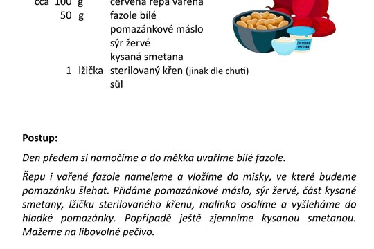 Pomazánka z červené řepy s fazolemi 1