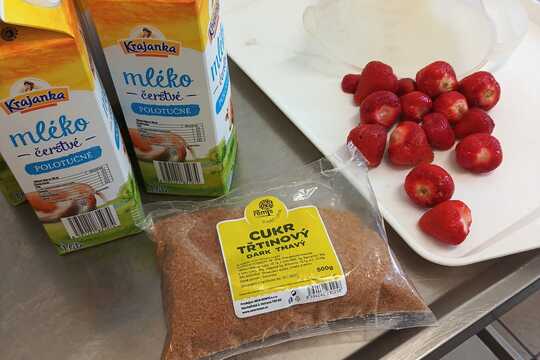 Jahodový koktejl  1