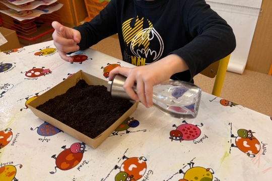 Zahradničení v třídě broučci 1