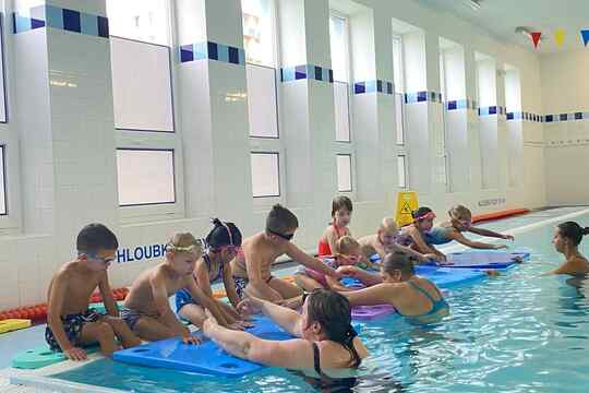 A je to tady!  – první lekce plavání 1