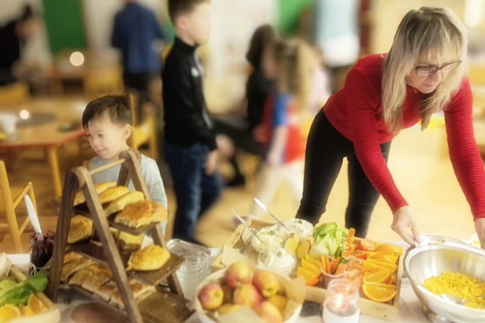 Společná snídaně s rodiči v MŠ 1