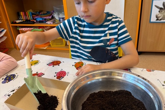 Zahradničení v třídě broučci 1