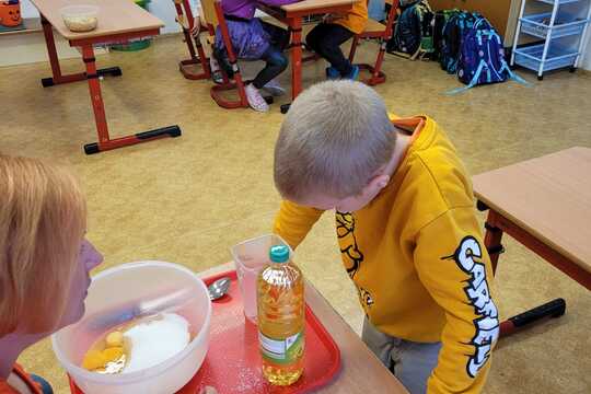 Halloweenské vaření a pečení v 1. a 2. ročníku 1