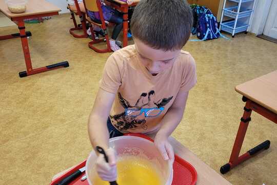 Halloweenské vaření a pečení v 1. a 2. ročníku 1